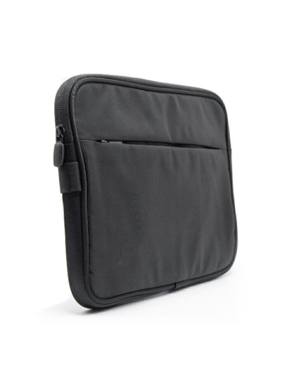 Black padded iPad Holder Travel Bag  w/side zip for  Backpack or Suitcase New